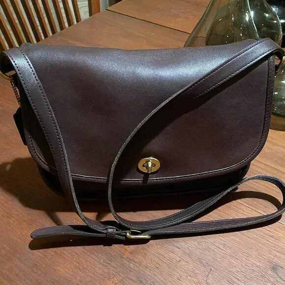 Vintage Coach City Bag in Brown 9790 - Picture 1 of 14